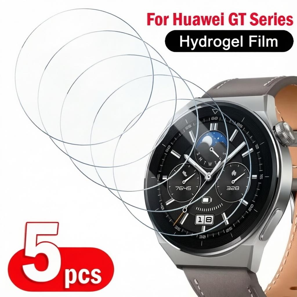 Smartwatch Watch Huawei - 5-1 قطعة غشاء هيدروجيل ناعم لساعة