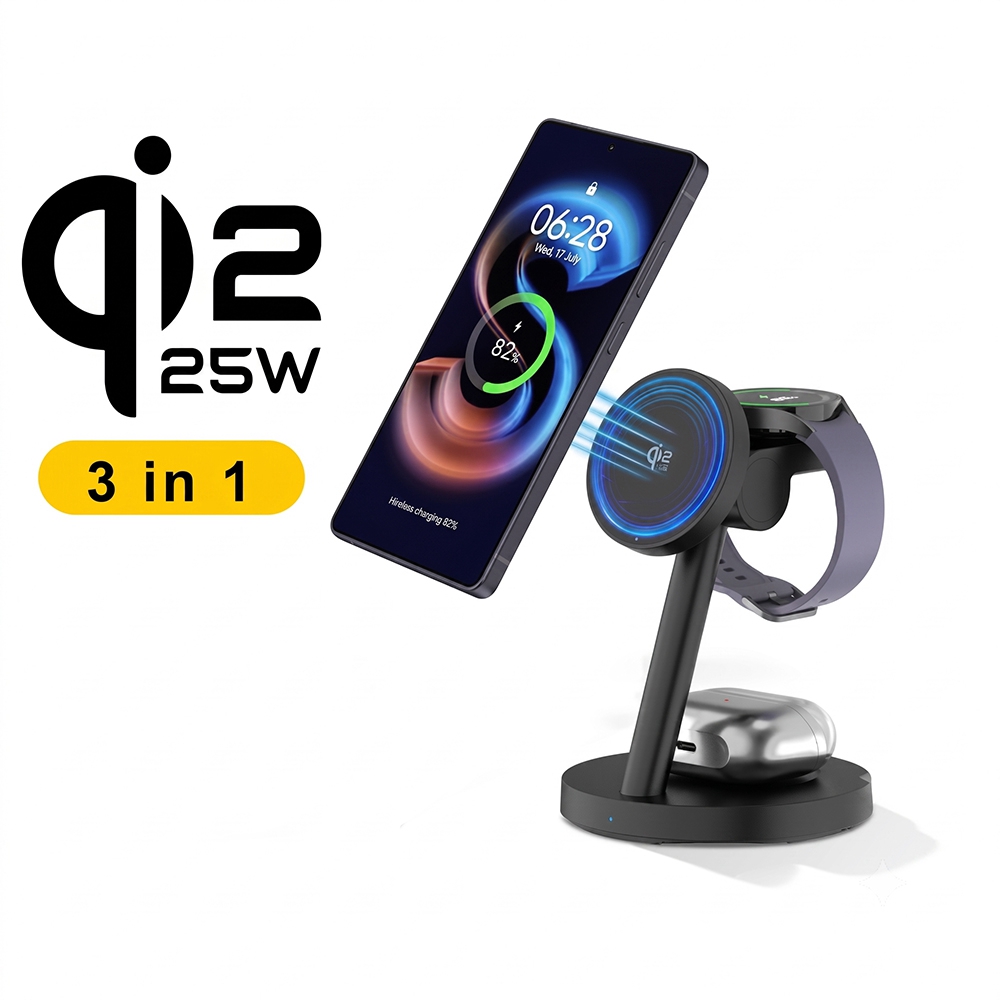 Smartwatch Watches Compatible With Iphone - محطة شحن لاسلكي مغناطيسي بقوة 25