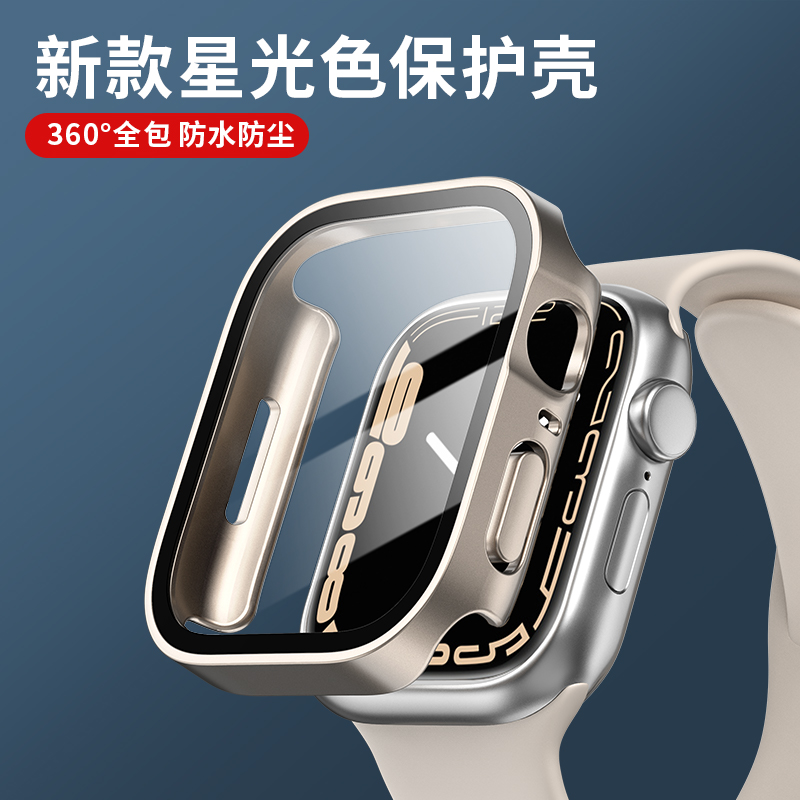 Smartwatch Iphone Watches For Women - زجاج + غطاء لساعة أبل سلسلة