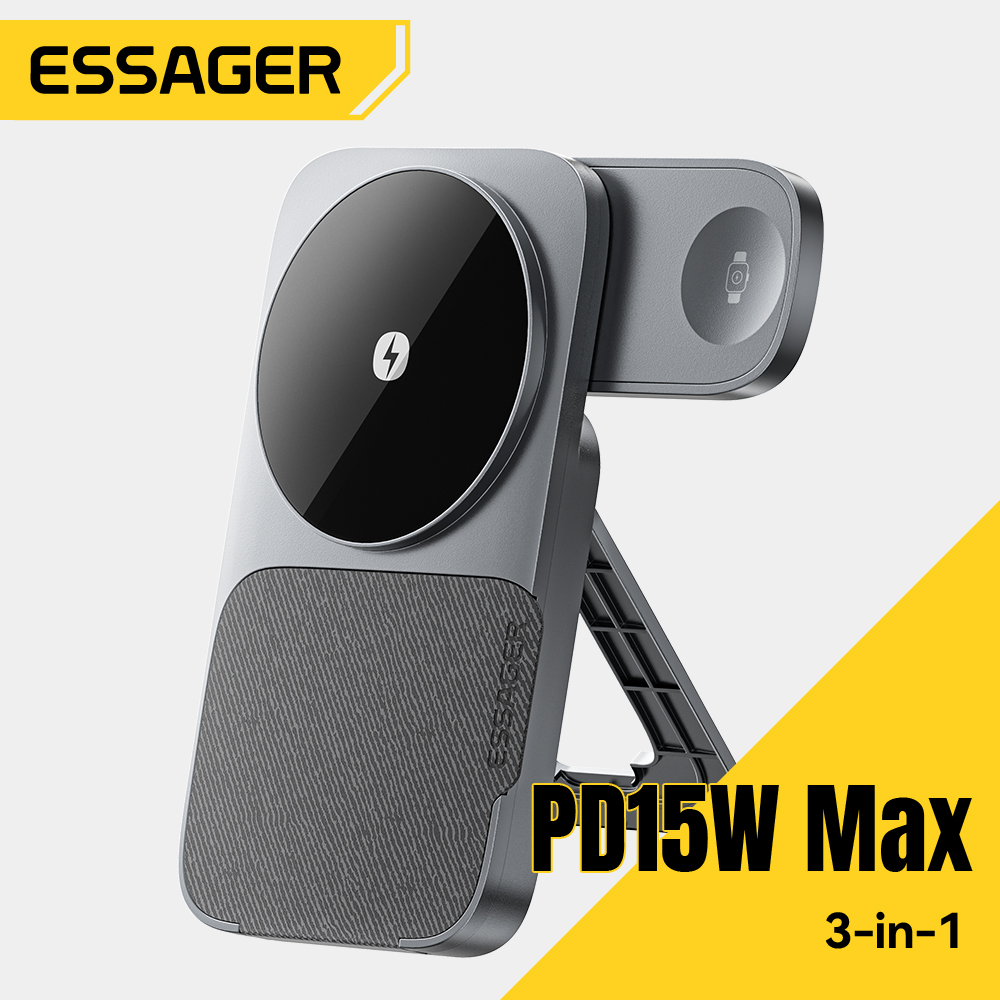 Smartwatch Watches Compatible With Iphone - Essager 3 في 1 حامل شاحن