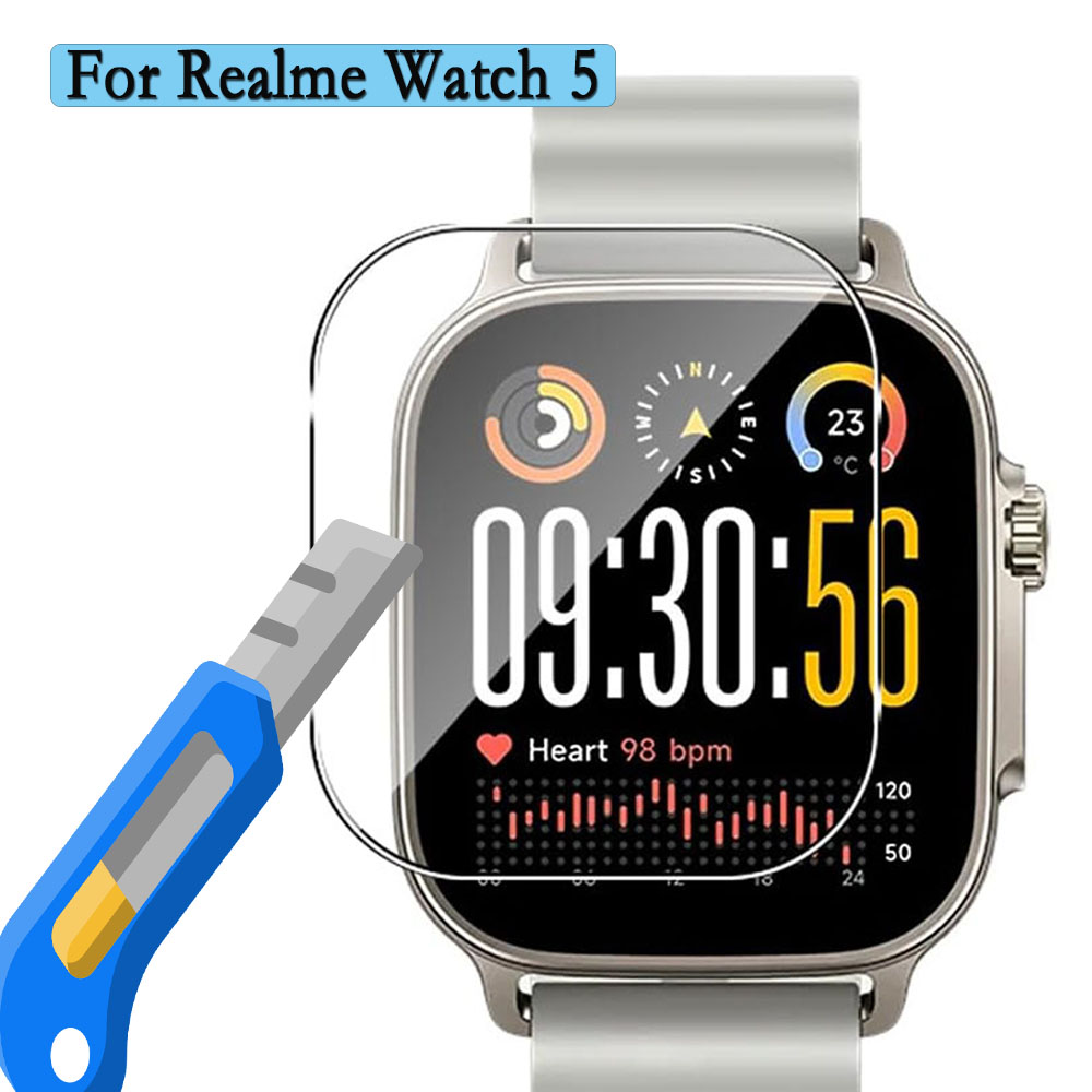 Watch S Realme - لساعة Realme 5 أفلام من الزجاج