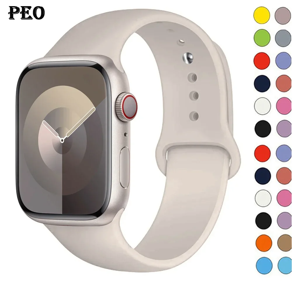 Smartwatch Iphone Watches For Women - سوار سيليكون لساعة أبل ، سوار