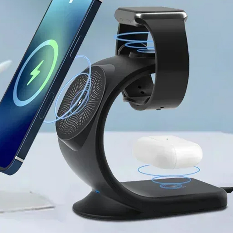 Smartwatch Watches Compatible With Iphone - شاحن لاسلكي مغناطيسي 3 في 1