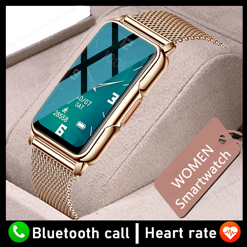 Smartwatch Ladies Watches Branded - LIGE-ساعة ذكية مقاومة للماء للنساء ،