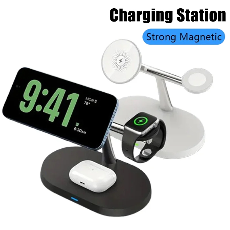 Smartwatch Watches Compatible With Iphone - شاحن لاسلكي مغناطيسي 3 في 1