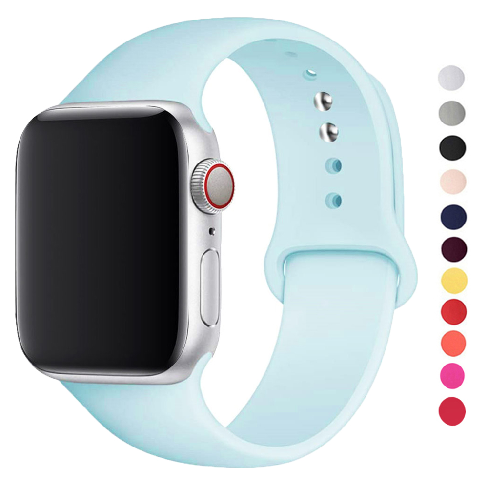 Smartwatch Iphone Watches For Women - حزام سيليكون لساعة أبل الفرقة 45