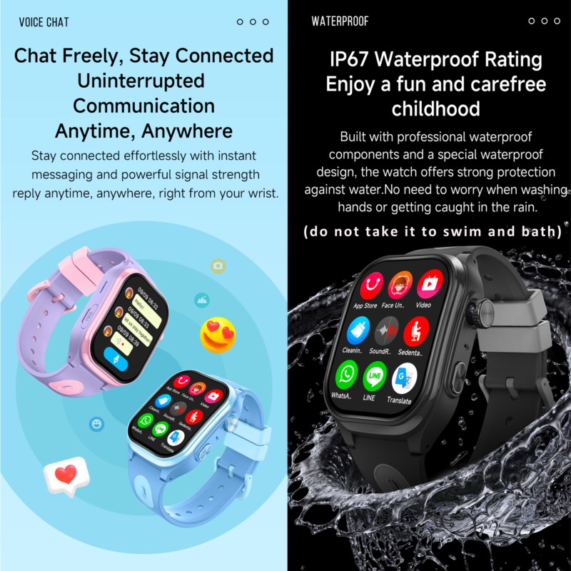 ساعة ذكية للأطفال بتقنية 4G مع - مراجعة Smartwatch Watches For Children وسعره