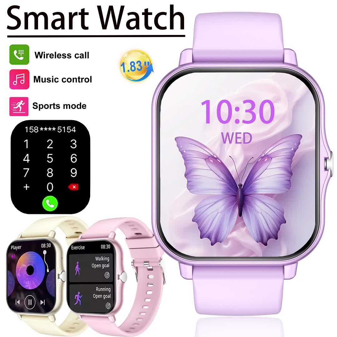 أحدث تصميم عصري محدث لساعة ذكي - مراجعة Smartwatch Latest Watches For Women وسعره