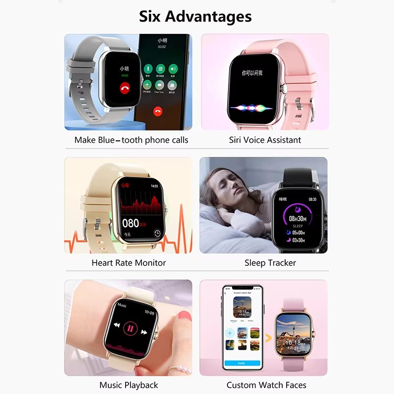 أحدث تصميم عصري مطور لساعة ذكي - مراجعة Smartwatch Latest Watches For Women وسعره