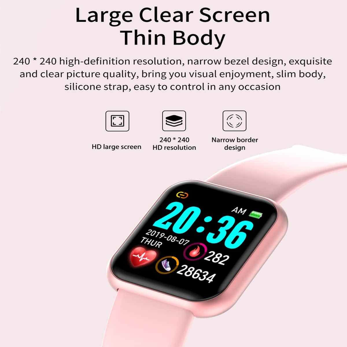 ساعة ذكية للرجال والنساء ، ساع - مراجعة Smartwatch Watches For Children وسعره