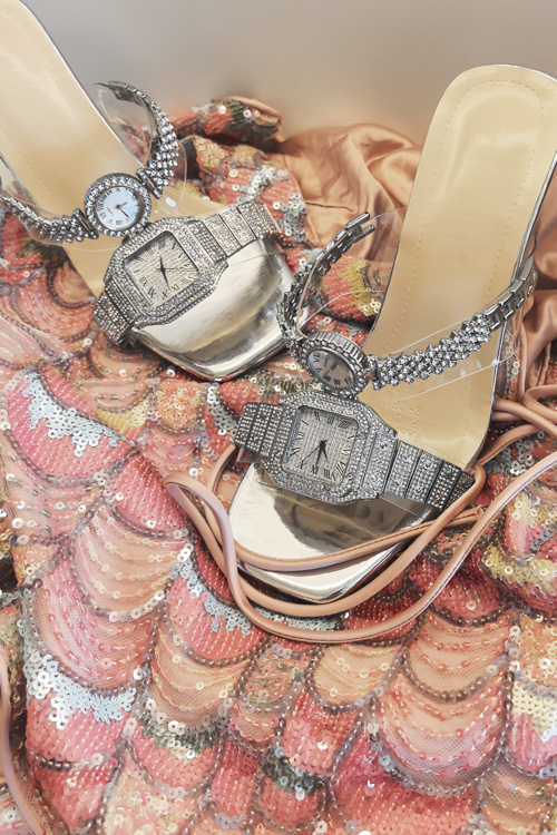 تصميم أصلي ساعة كريستال بكعب ع - مراجعة Leather Watch Strap وسعره