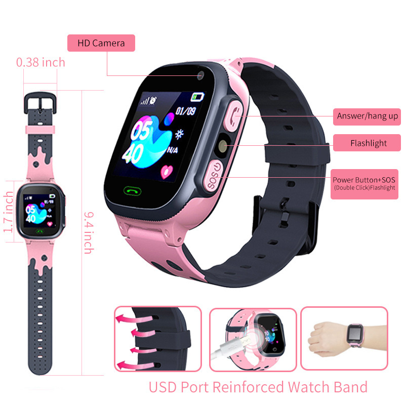 ساعة ذكية للأطفال مقاومة للماء - مراجعة Smartwatch Watches For Children وسعره