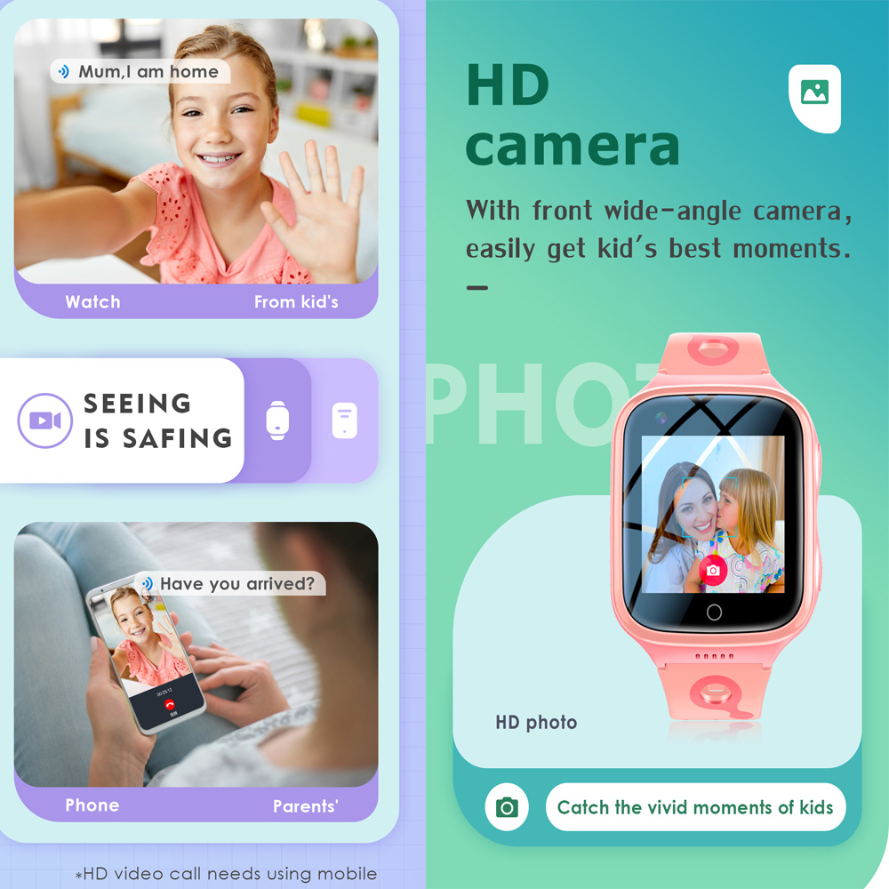ساعة ذكية للأطفال بتقنية 4G مع - مراجعة Smartwatch Watches For Girls Kids وسعره