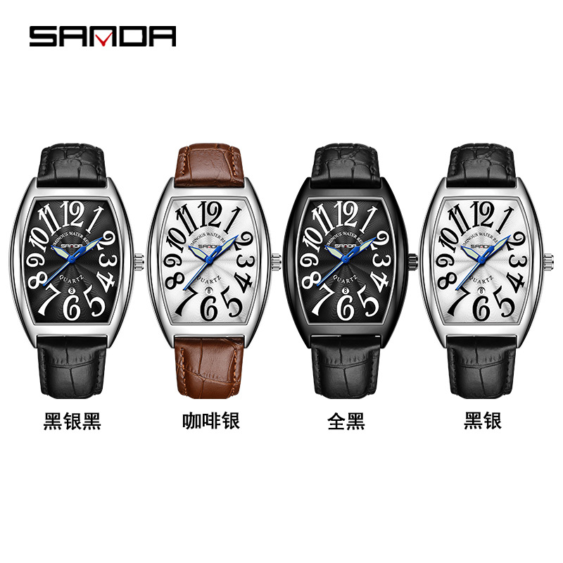 ساعة رجالية كوارتز جديدة من SA - مراجعة Leather Watch Strap وسعره