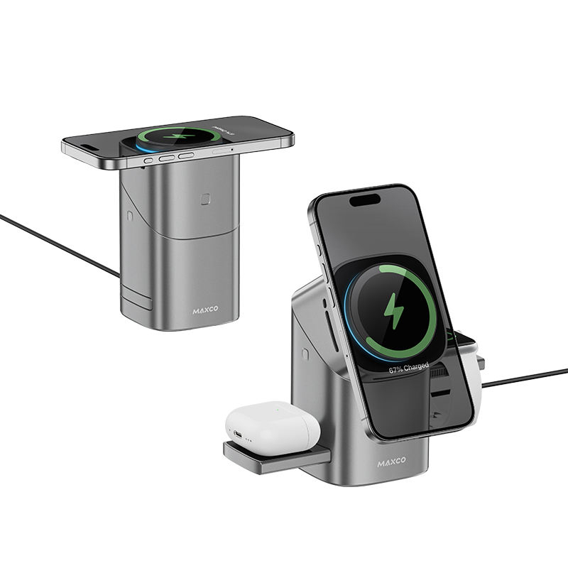 شاحن لاسلكي متعدد الوظائف 3 في - مراجعة Smartwatch Watches Compatible With Iphone وسعره