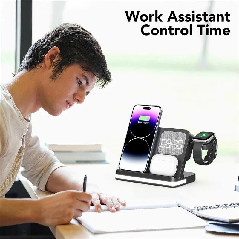 حامل شاحن لاسلكي لهاتف آيفون 1 - مراجعة Smartwatch Watches Compatible With Iphone وسعره