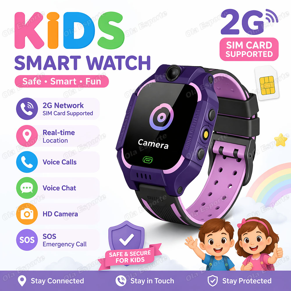 ساعة ذكية للأطفال مع بطاقة SIM - مراجعة Smartwatch Watches For Girls Kids وسعره