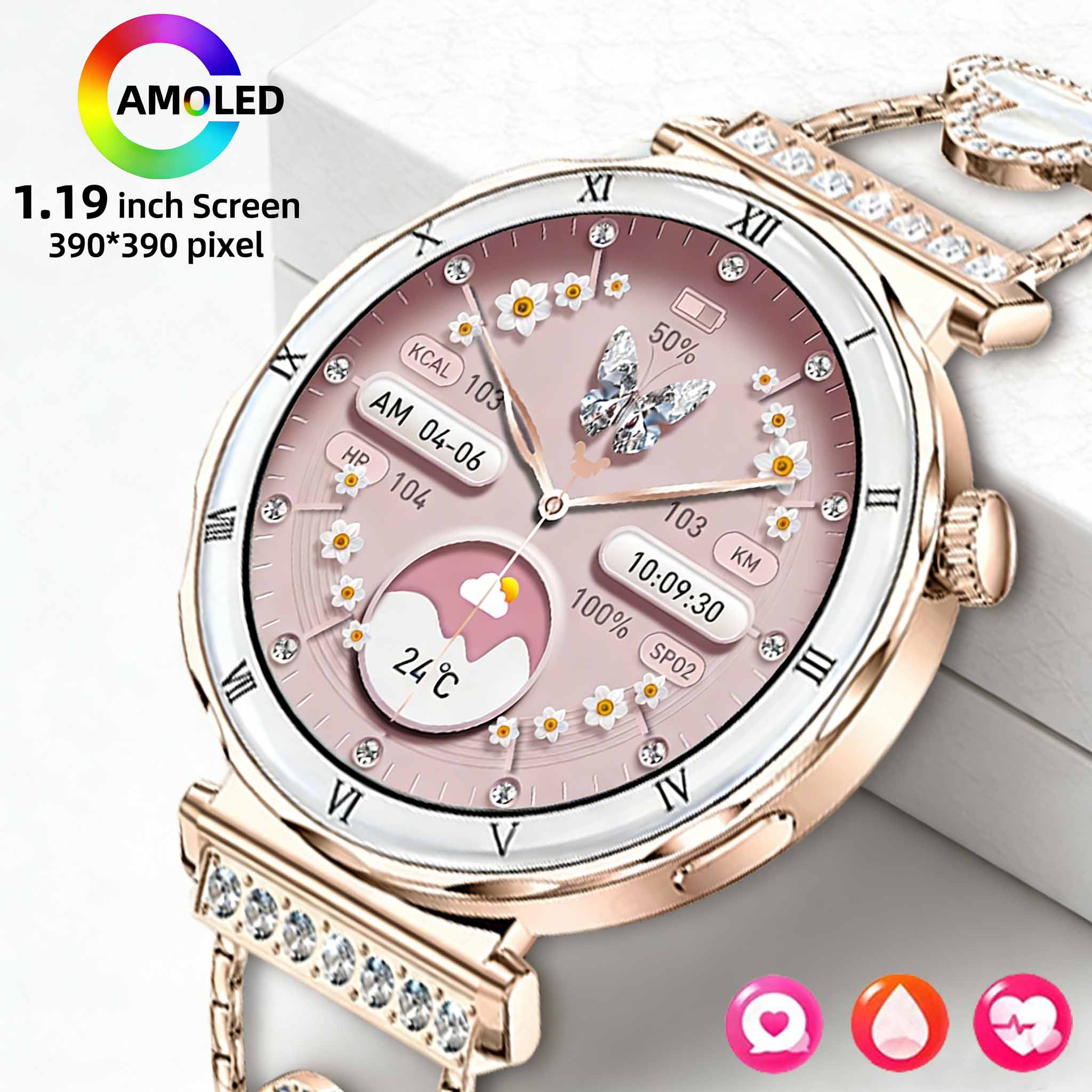 ساعة ذكية نسائية من LIGE بشاشة - مراجعة Smartwatch Latest Watches For Women وسعره