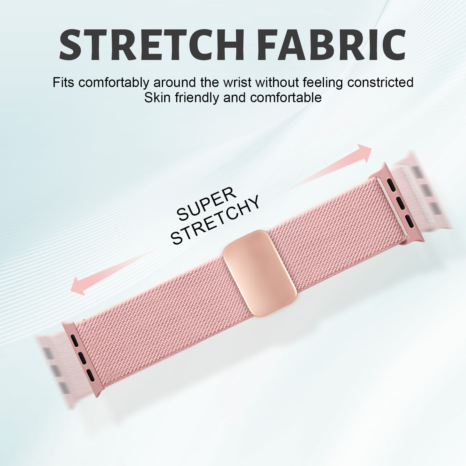 حزام مغناطيسي لساعة أبل ، رباط - مراجعة Smartwatch Iphone Watches For Women وسعره
