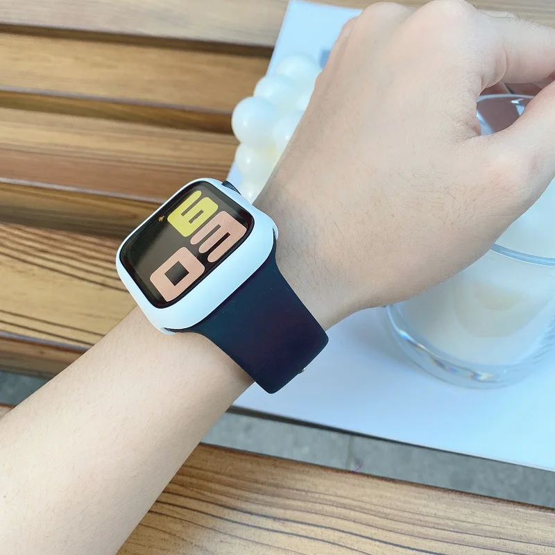 سيليكون الفرقة ل أبل حزام ساعة - مراجعة Smartwatch Iphone Watches For Women وسعره