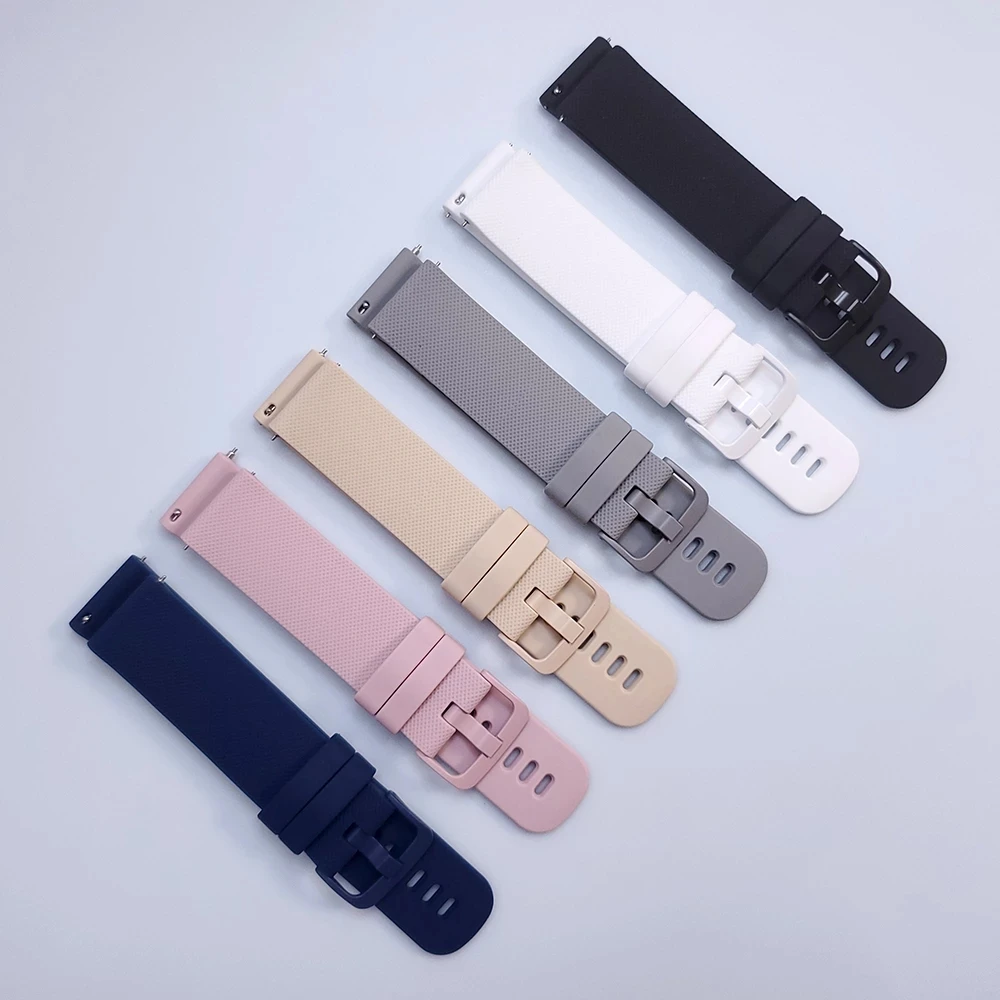 حزام سيليكون 20 مم 22 مم لساعة - مراجعة Watch S Realme وسعره