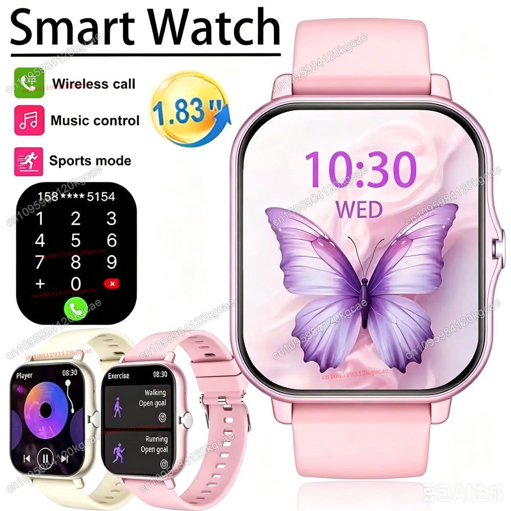 أحدث ساعة ذكية بتصميم عصري مطو - مراجعة Smartwatch Latest Watches For Women وسعره
