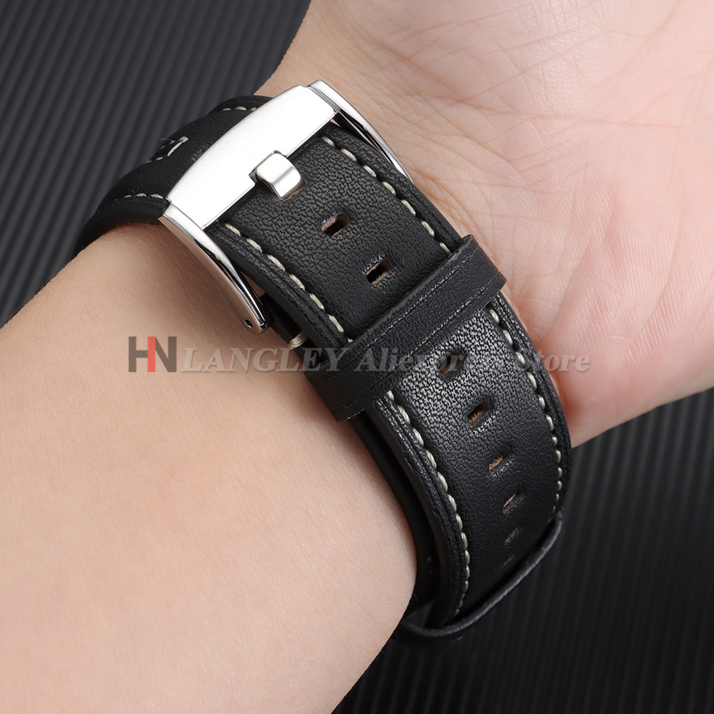 حزام ساعة جلدي عتيق 22 مم مصنو - مراجعة Omega Watches Smartwatch وسعره