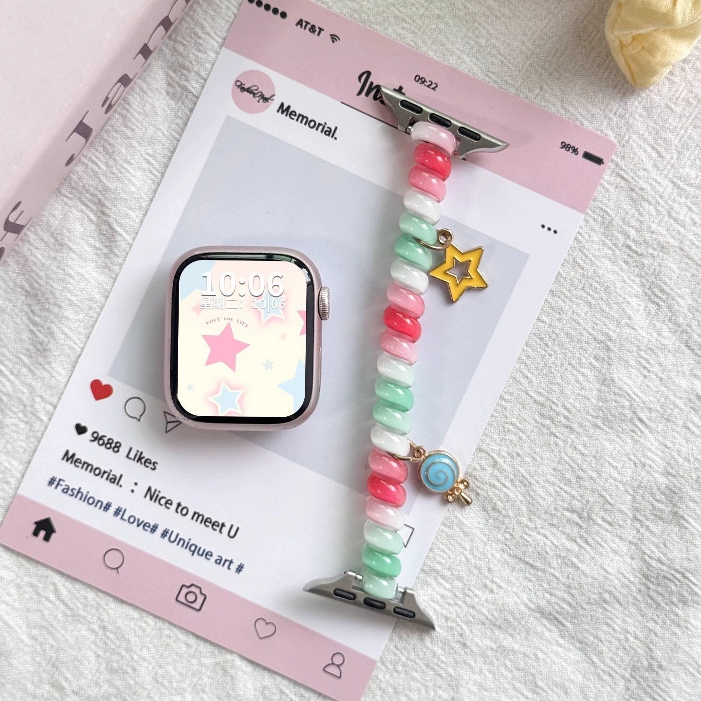 حزام لساعة أبل ووتش ألترا 2 3  - مراجعة Smartwatch Iphone Watches For Women وسعره
