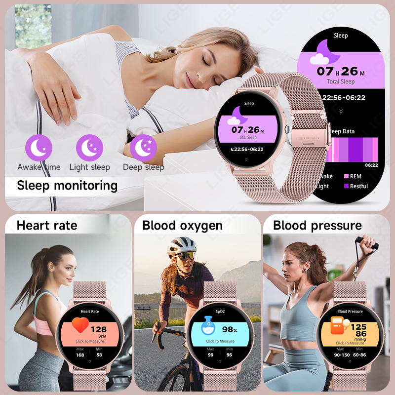 ساعة LIGE 2026 الرياضية الذكية - مراجعة Smartwatch Latest Watches For Women وسعره