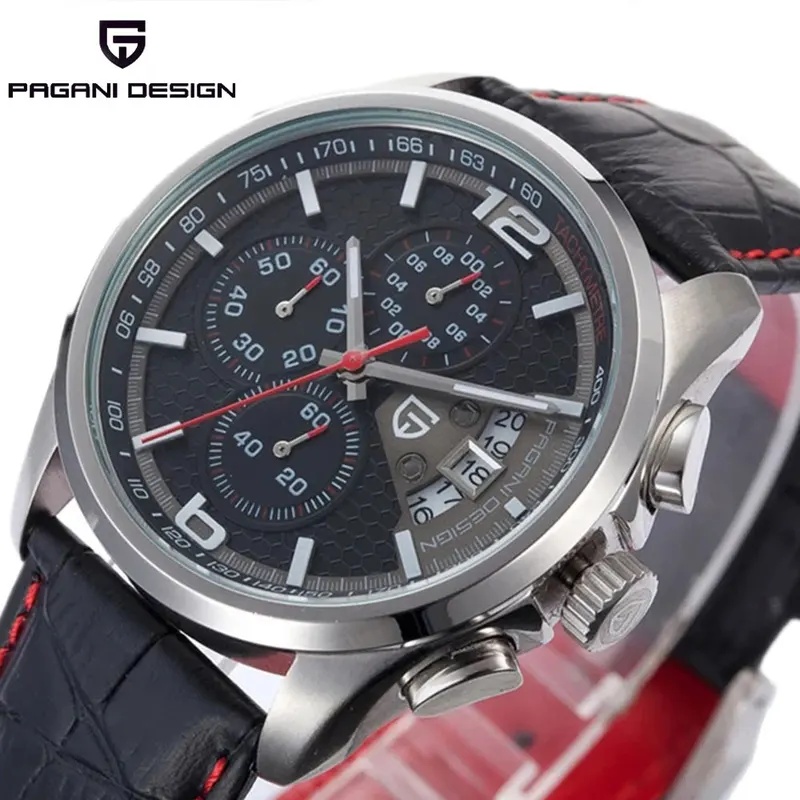 ساعة رجالية كوارتز من PAGANI-D - مراجعة Leather Watch Strap وسعره