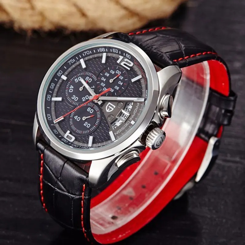 ساعة رجالية كوارتز من PAGANI-D - مراجعة Leather Watch Strap وسعره