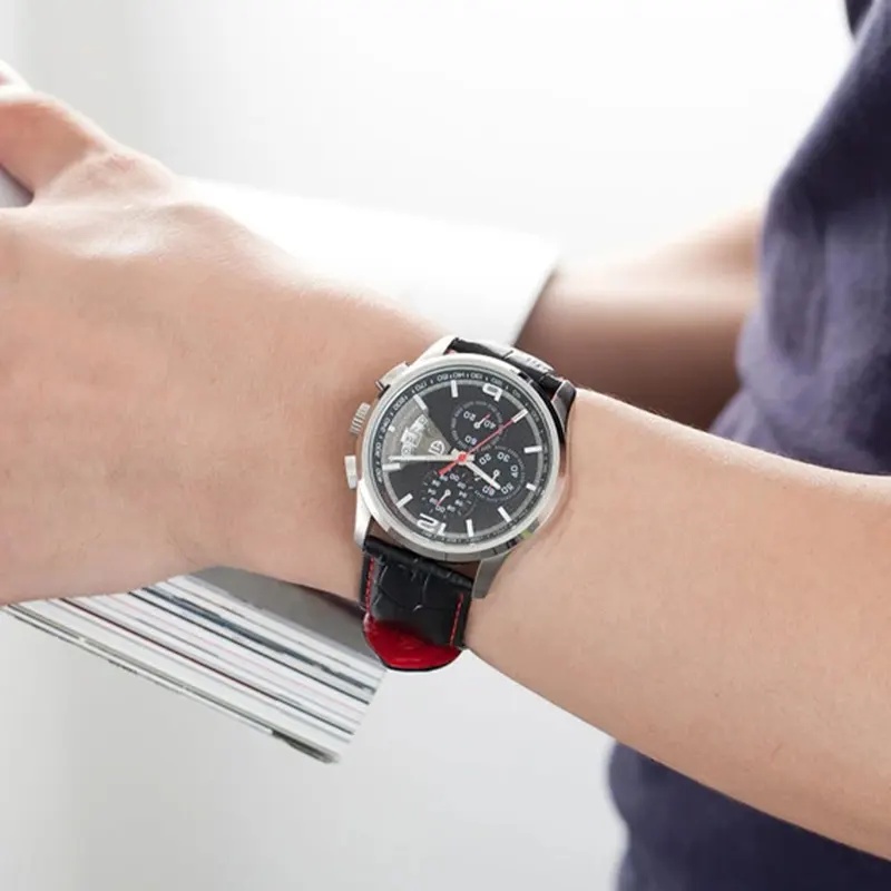 ساعة رجالية كوارتز من PAGANI-D - مراجعة Leather Watch Strap وسعره
