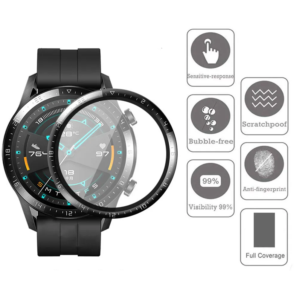 1-3 قطعة HD واضح حامي الشاشة ل - مراجعة Smartwatch Watch Huawei وسعره