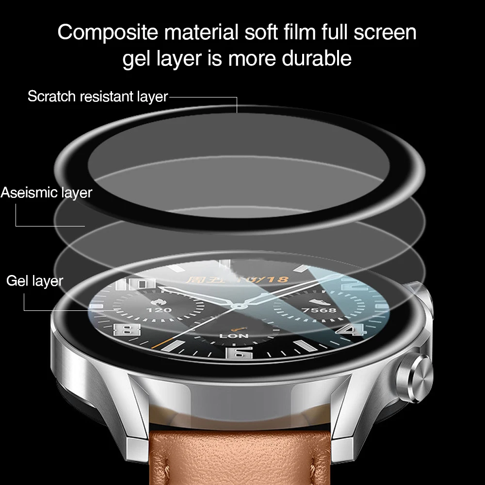 1-3 قطعة HD واضح حامي الشاشة ل - مراجعة Smartwatch Watch Huawei وسعره