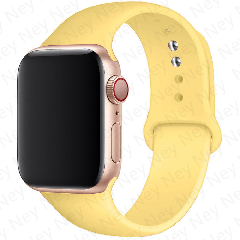 حزام سيليكون لساعة أبل الفرقة  - مراجعة Smartwatch Iphone Watches For Women وسعره