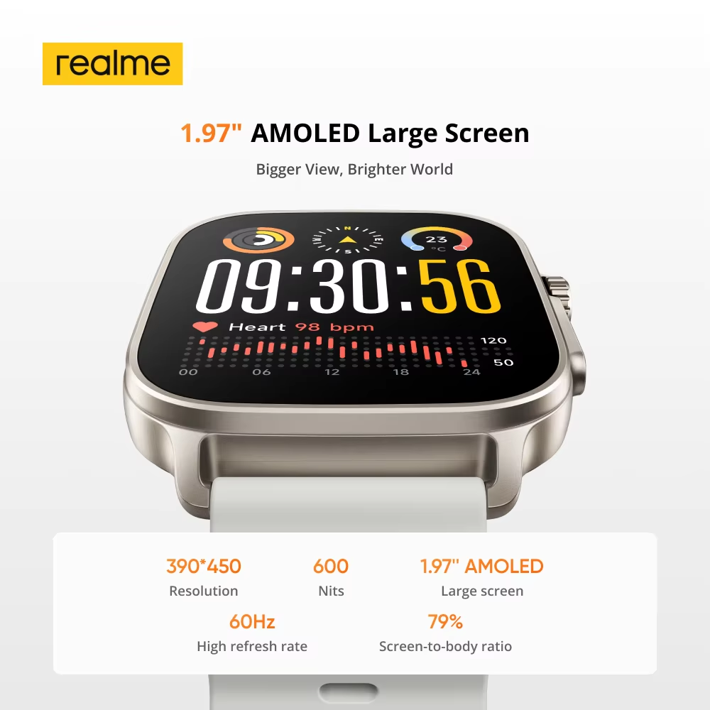 الإصدار العالمي من ساعة Realme - مراجعة Watch S Realme وسعره