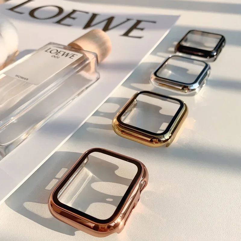 الزجاج والغطاء لحزام الساعة ،  - مراجعة Smartwatch Iphone Watches For Women وسعره