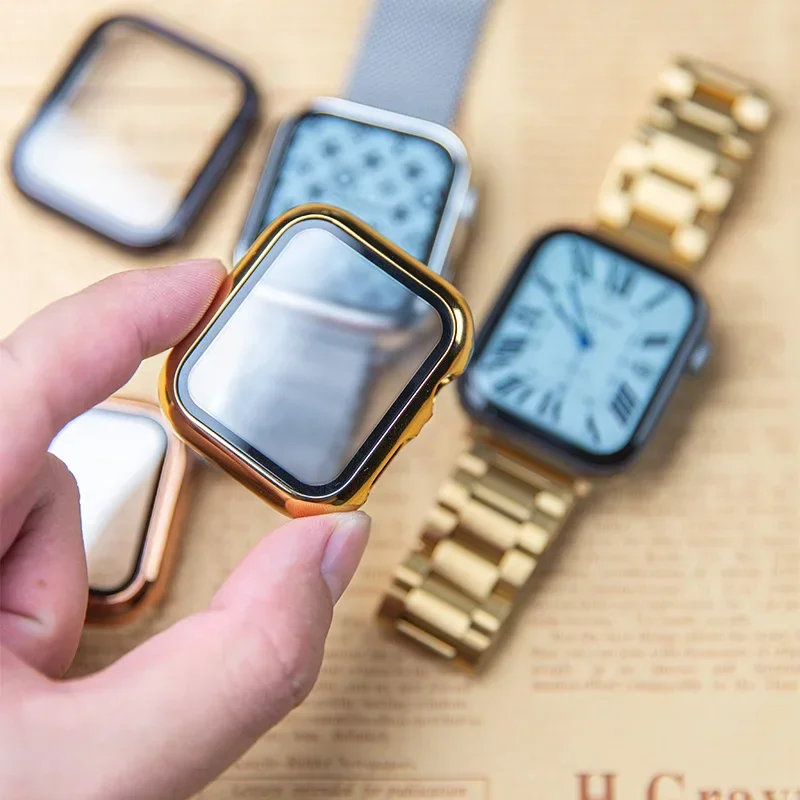 الزجاج والغطاء لحزام الساعة ،  - مراجعة Smartwatch Iphone Watches For Women وسعره