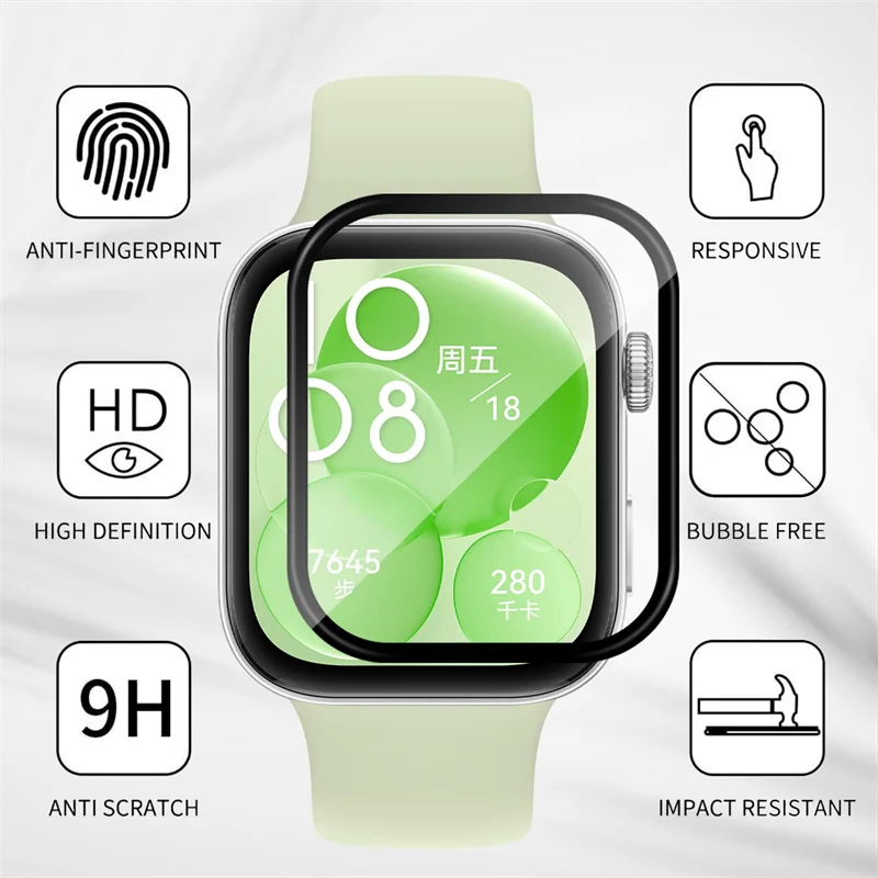 واقي شاشة ثلاثي الأبعاد لساعة  - مراجعة Smartwatch Watch Huawei وسعره